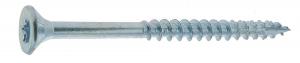 Vis bois TORN® tête fraisée acier zingué Torx - Filetage partiel