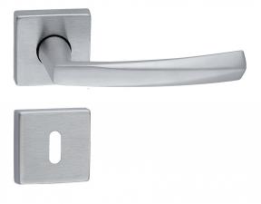 DIAMOND - Ensemble de porte zamack sur rosaces carrées