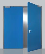 Porte métallique multi-usages PROGET - 2 vantaux Bâti tunnel