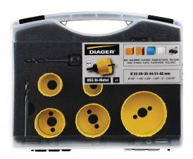 Coffret 9 scies cloches bi-métal