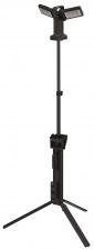Projecteur 2 têtes sur pied hybride rechargeable