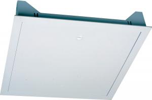 Grille D'aération Porte PVC H&C VENT 457x92 Mm Gris - Couvercle Ventilation Double Côté, Résistant UV