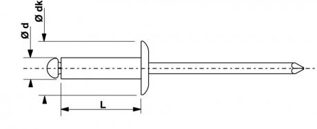 Rivet à Grande Tête Plate en Acier Inoxydable 304, 10 à 30 Pièces