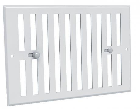 Grille d'aération obturable en aluminium - Quincaillerie Portalet