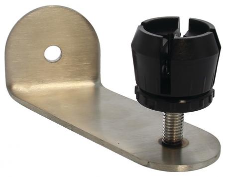 Support pour poignée de tirage inox Ø 40 mm - Quincaillerie Portalet