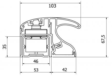 Ventouse BO 5312020 diamètre 82 avec poignée déportée et soupape