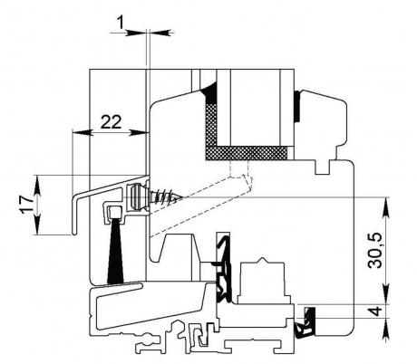 Seuil de porte-fenêtre SP20 - Quincaillerie Portalet