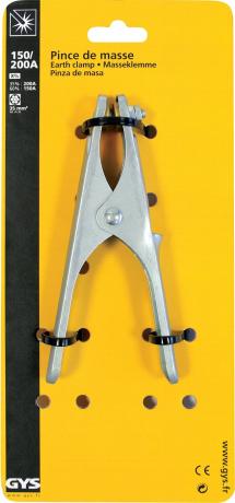 Pince De Masse 200A Câble 2,7m 16mmq - DX25 - DECA Weld