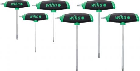 Set De Clés En T Wiha ComfortGrip – 6 Pièces, Modèle 45620, Prise En Main Facile
