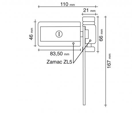 Entrebâilleur de fenêtre STICKAIR G21LM - Quincaillerie Portalet