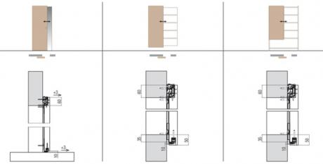 Product - Système de porte coulissante avec rail invisible