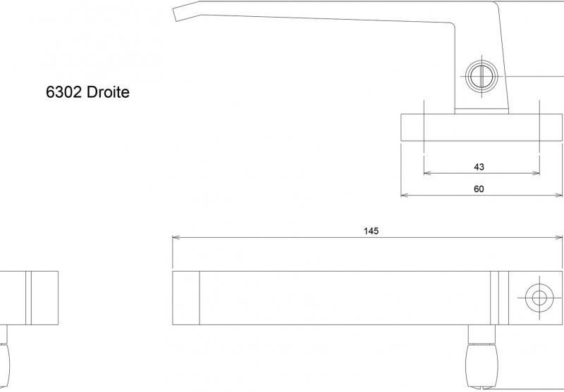 Sens : droite