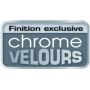Finition chrome velours
