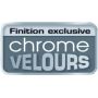 Finition chrome velours Finition chrome velours